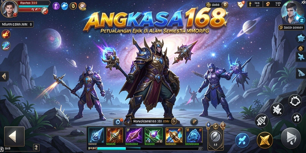 Gameplay menarik dalam ANGKASA168 dengan pertarungan epik dan eksplorasi luar angkasa.