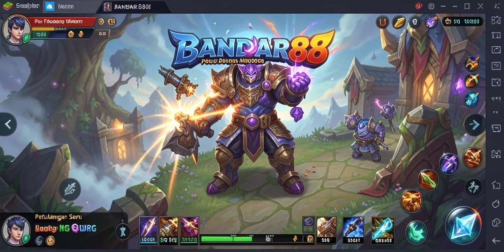Screenshot gameplay menunjukkan aksi seru di BANDAR88.