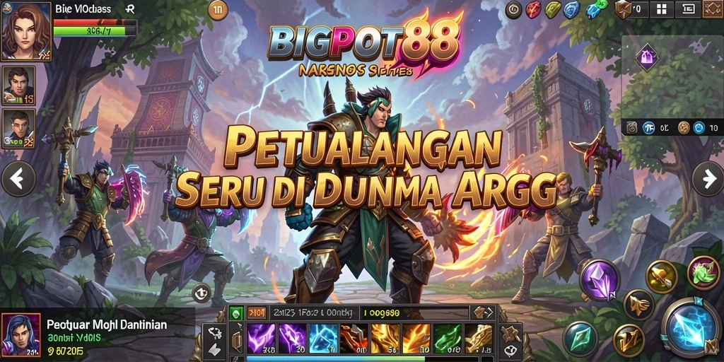 Tampilan gameplay seru dan mendebarkan di BIGPOT88.