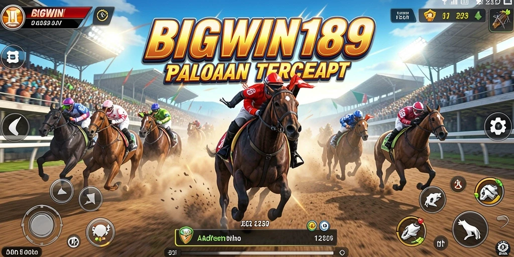 Tampilan gameplay balapan yang menegangkan dari BIGWIN189.