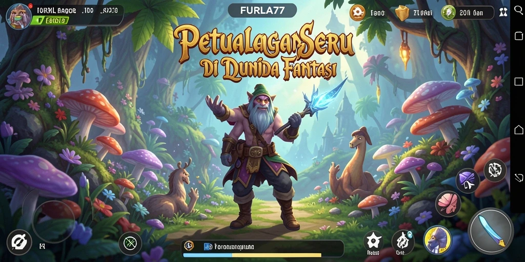 Screenshot gameplay FURLA77 menunjukkan aksi seru dalam petualangan.