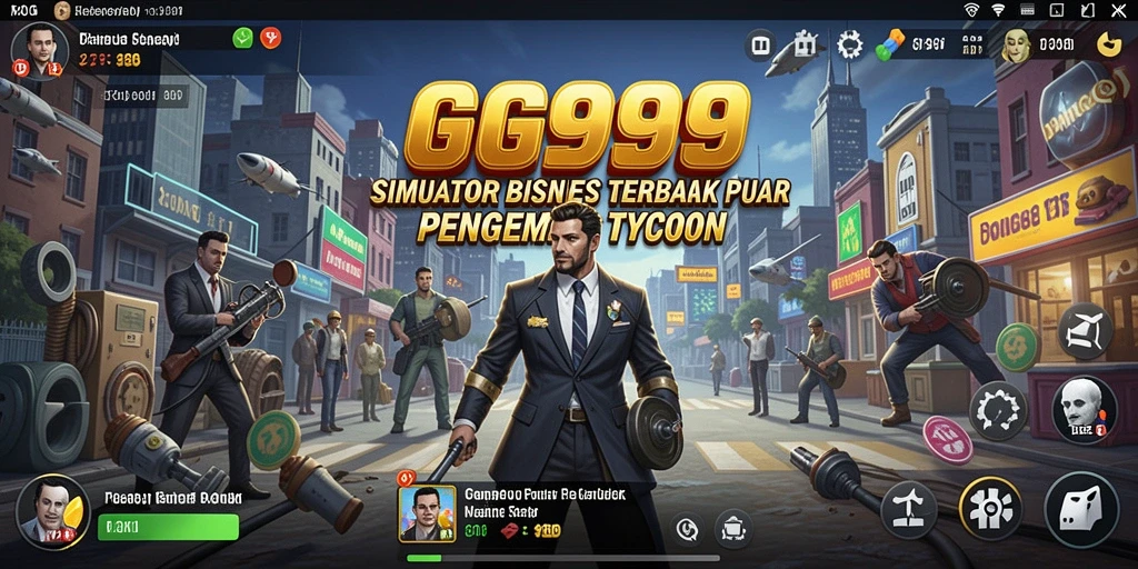 Screenshot gameplay GG999 yang mendebarkan dan penuh strategi Tycoon.