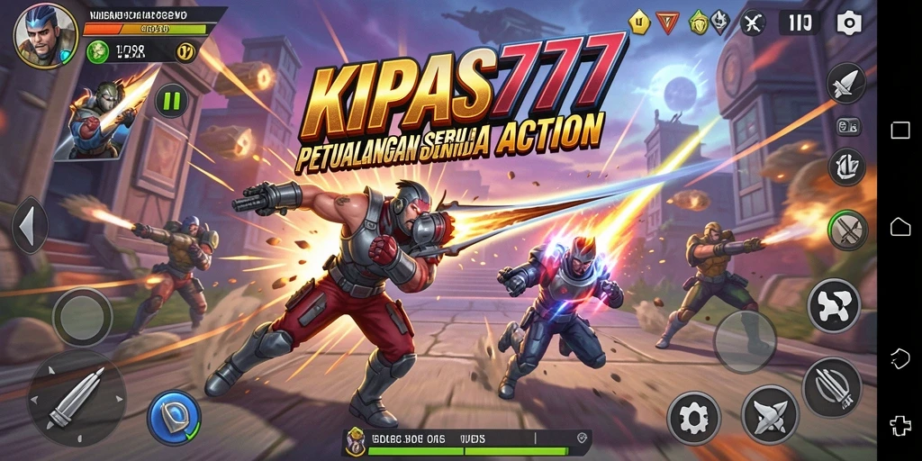 Tampilan seru gameplay KIPAS777 yang penuh aksi.