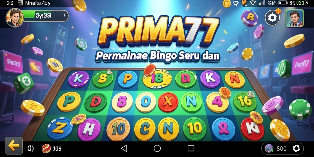 Screenshot gameplay Bingo PRIMA77 menampilkan keseruan permainan.