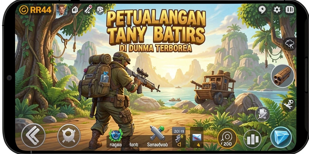 Gameplay mendalam dan eksplorasi dunia terbuka di RR44.