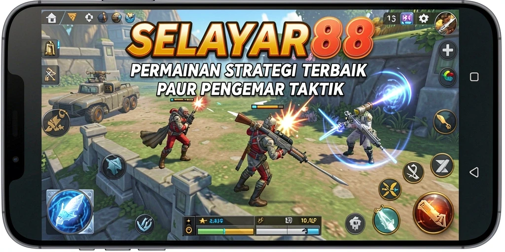 Tampilan strategi seru dan menantang dalam SELAYAR88.