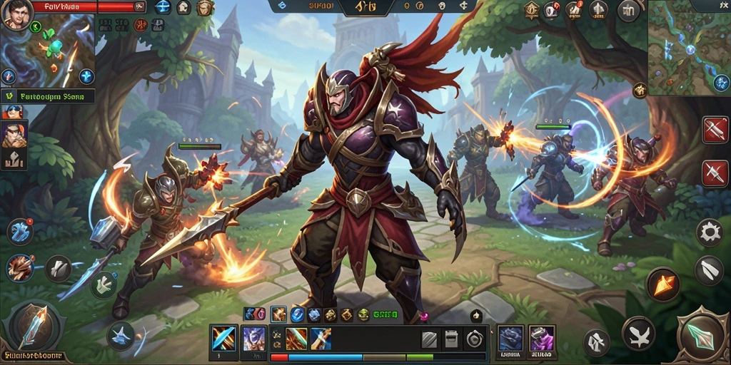 Tampilan gameplay <strong>SVIP10</strong> dengan karakter yang beraksi di dunia fantasi.